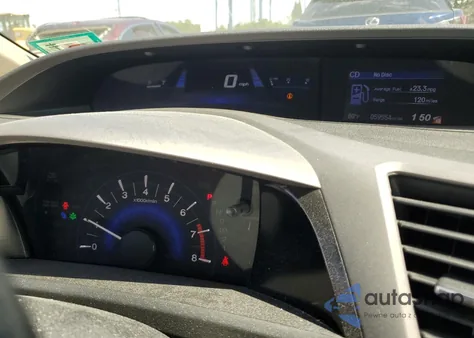 2012 Honda Civic Exl from USA, damaged, VIN 2HGFB2F93CH536741